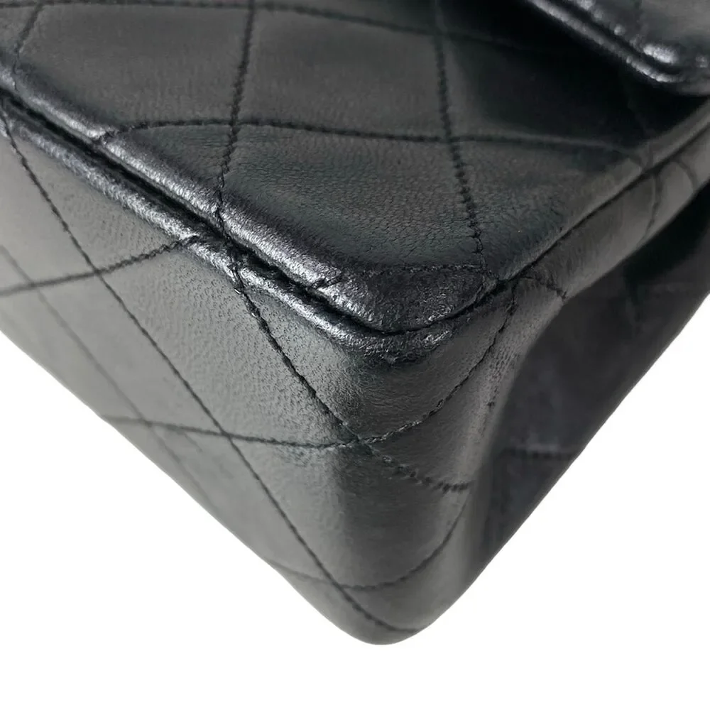Chanel Double Flap Matelasse Shoulder Bag A01113